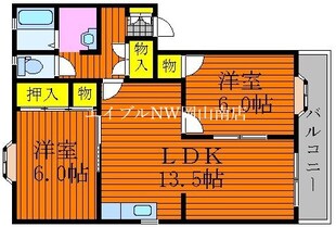 ドミ・アゼリアⅡ　Ｃの物件間取画像